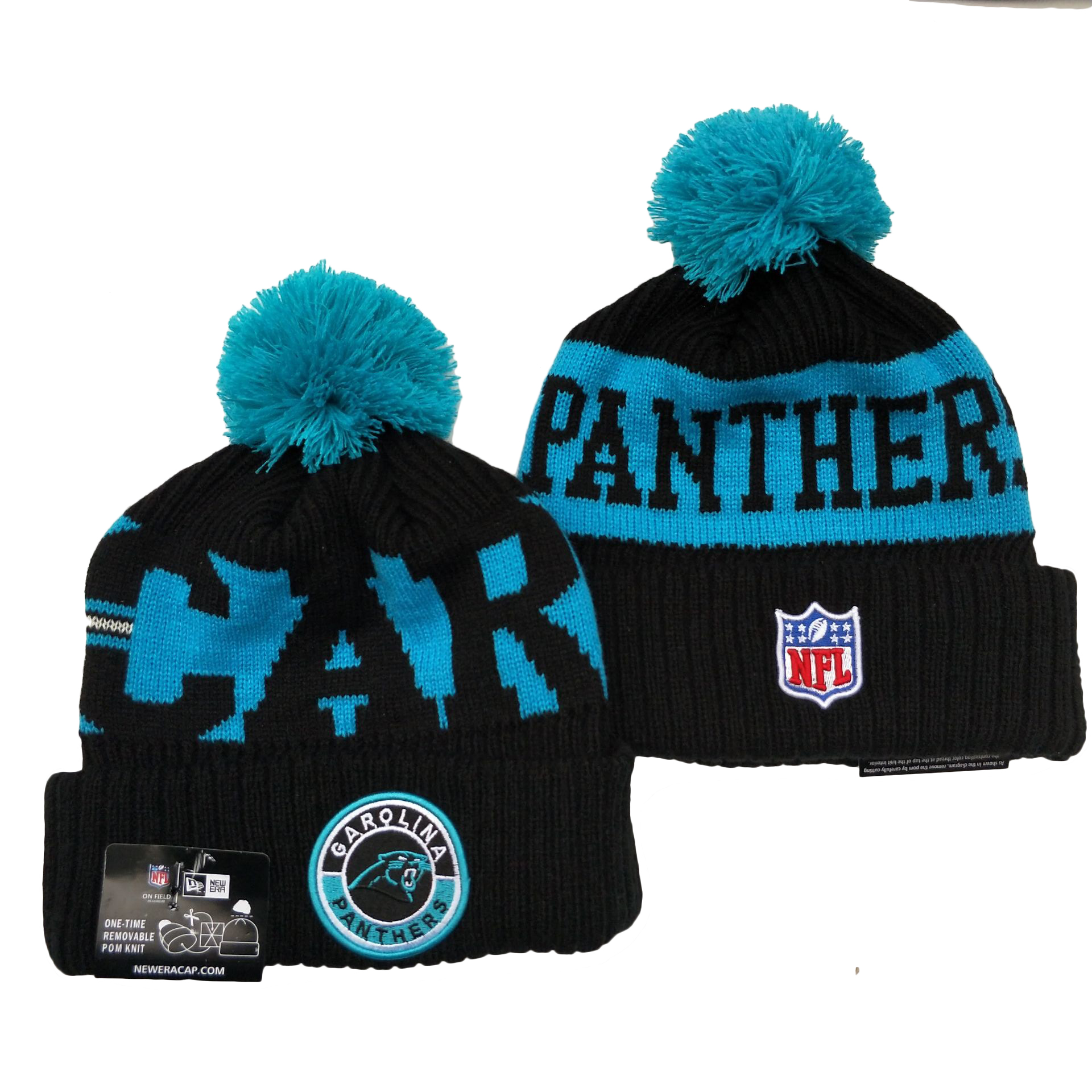 Carolina Panthers Knit Hats 056